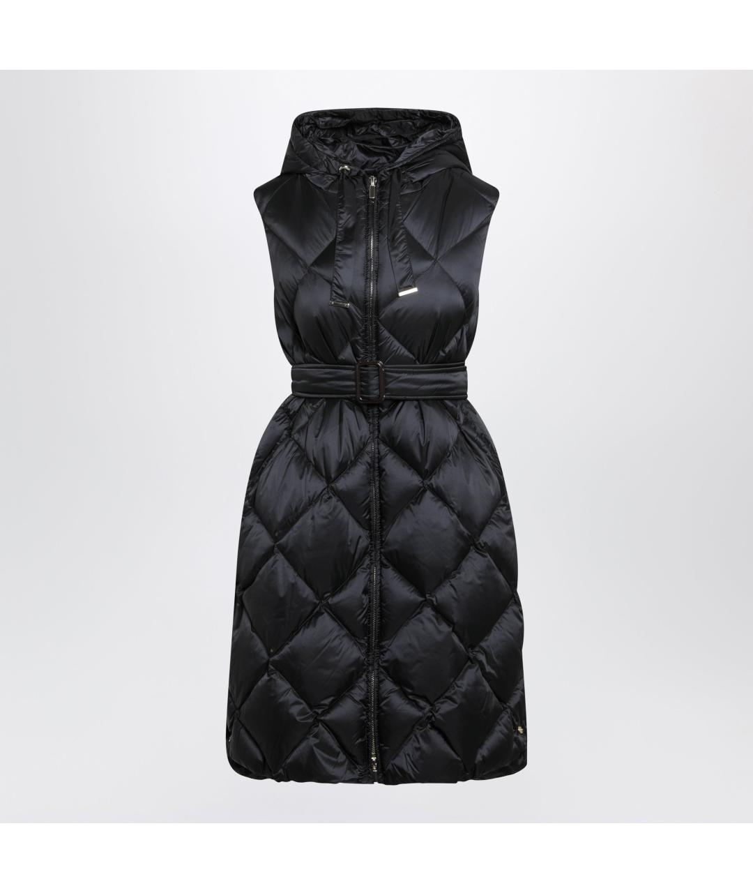 MAX MARA Черный полиамидовый жилет, фото 3