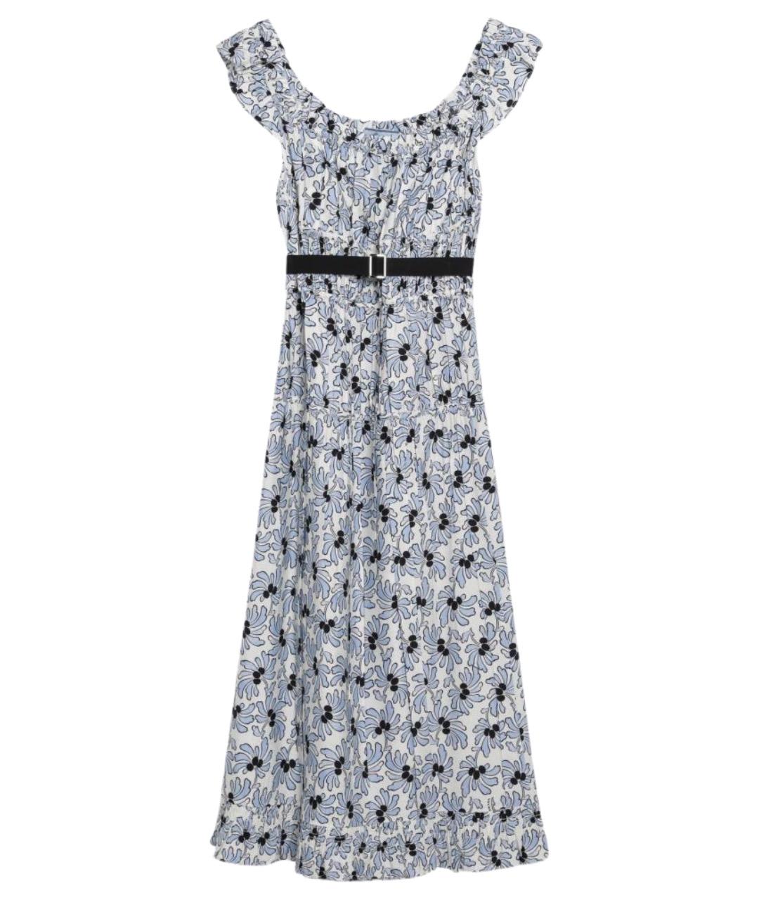 PRADA Голубое повседневное платье, фото 1