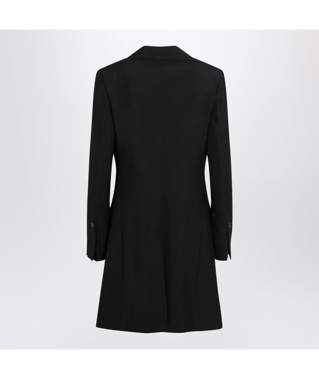 FERRAGAMO Черное шерстяное повседневное платье, фото 2