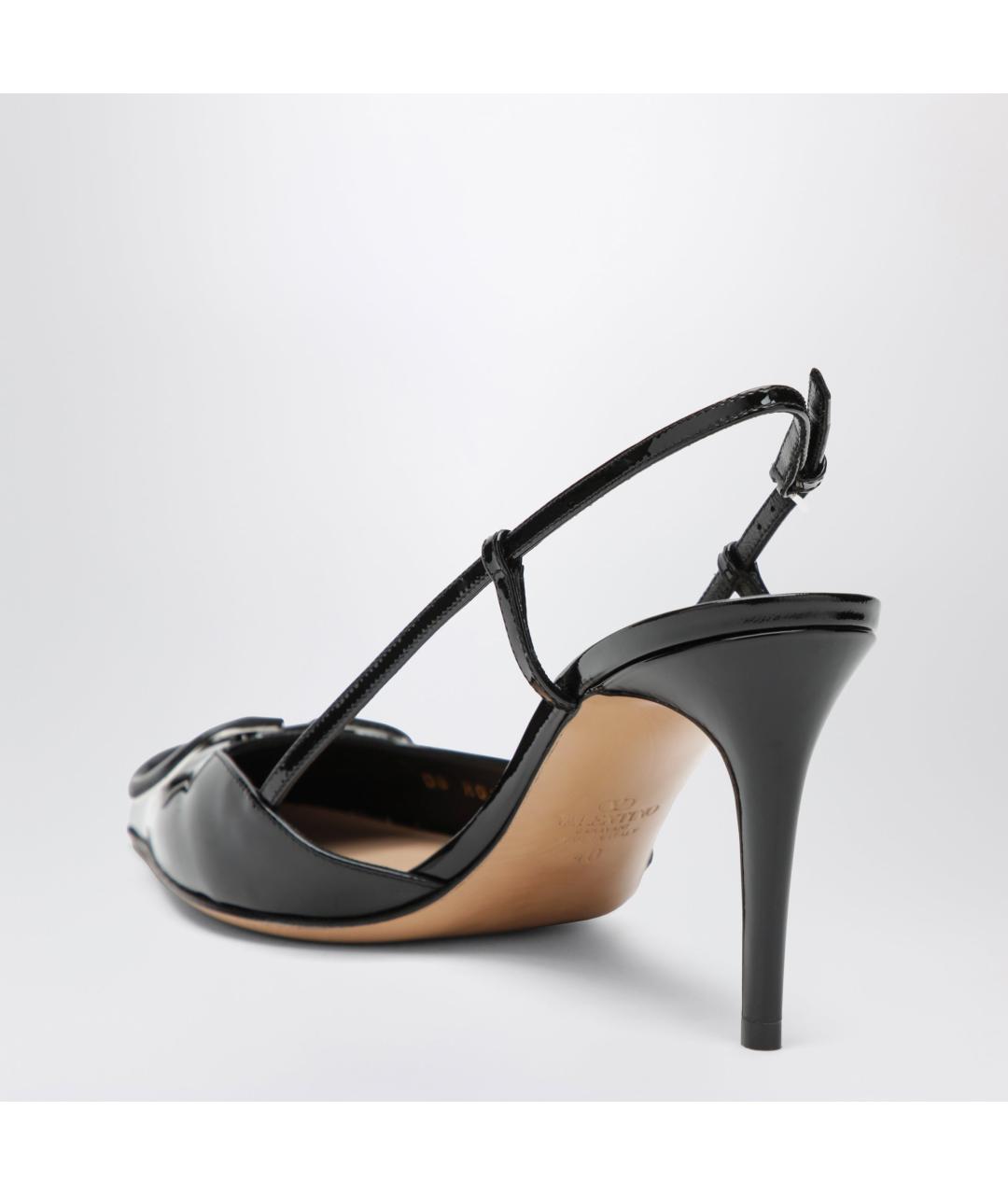 VALENTINO Черные кожаные туфли, фото 2