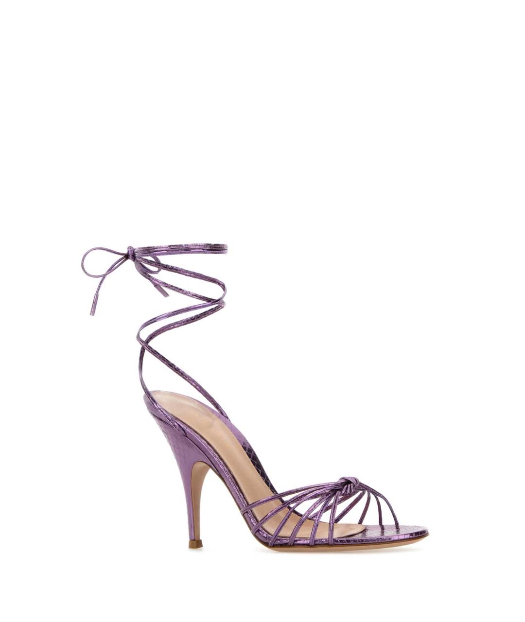 GIANVITO ROSSI Фиолетовые босоножки, фото 2