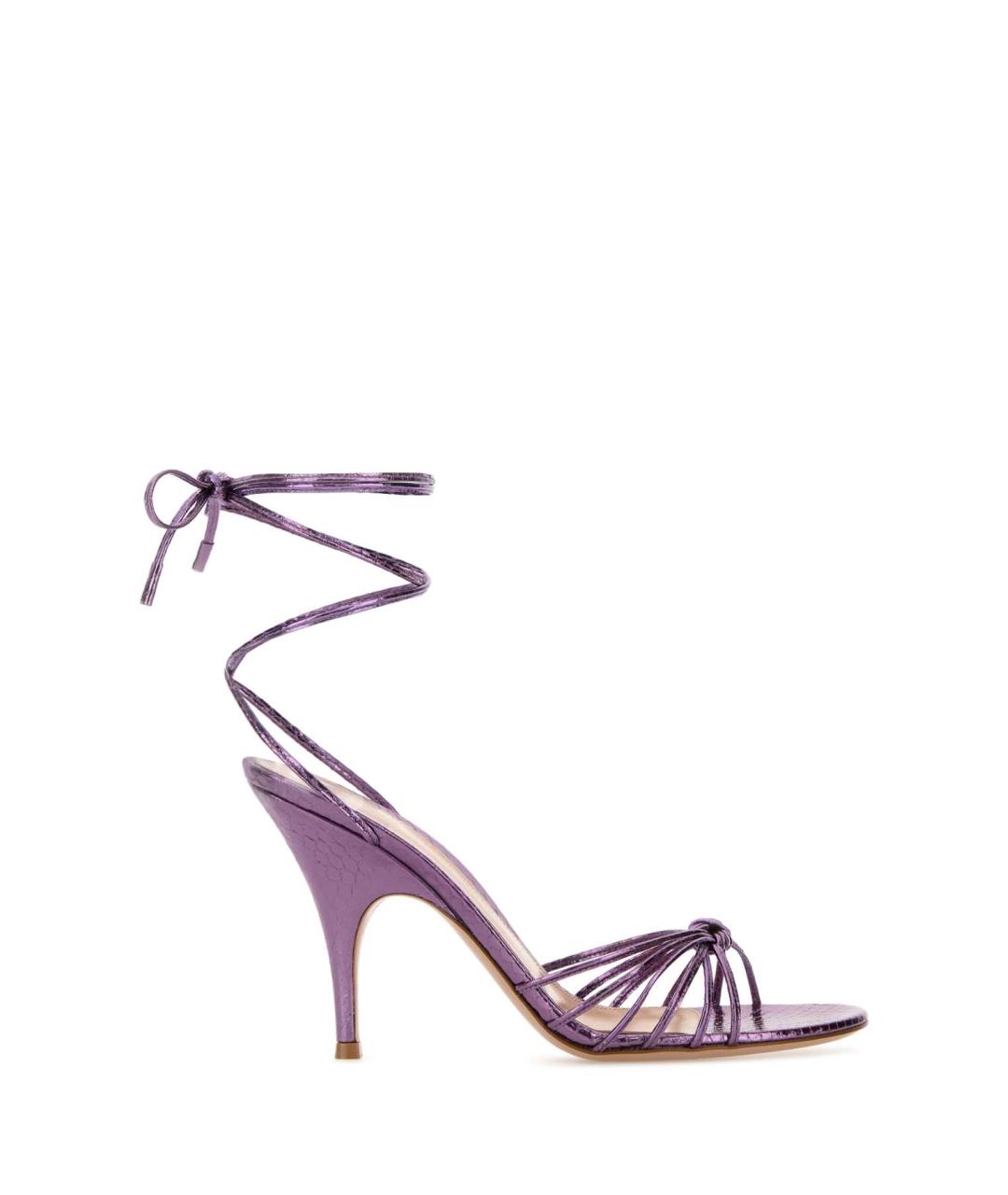 GIANVITO ROSSI Фиолетовые босоножки, фото 1