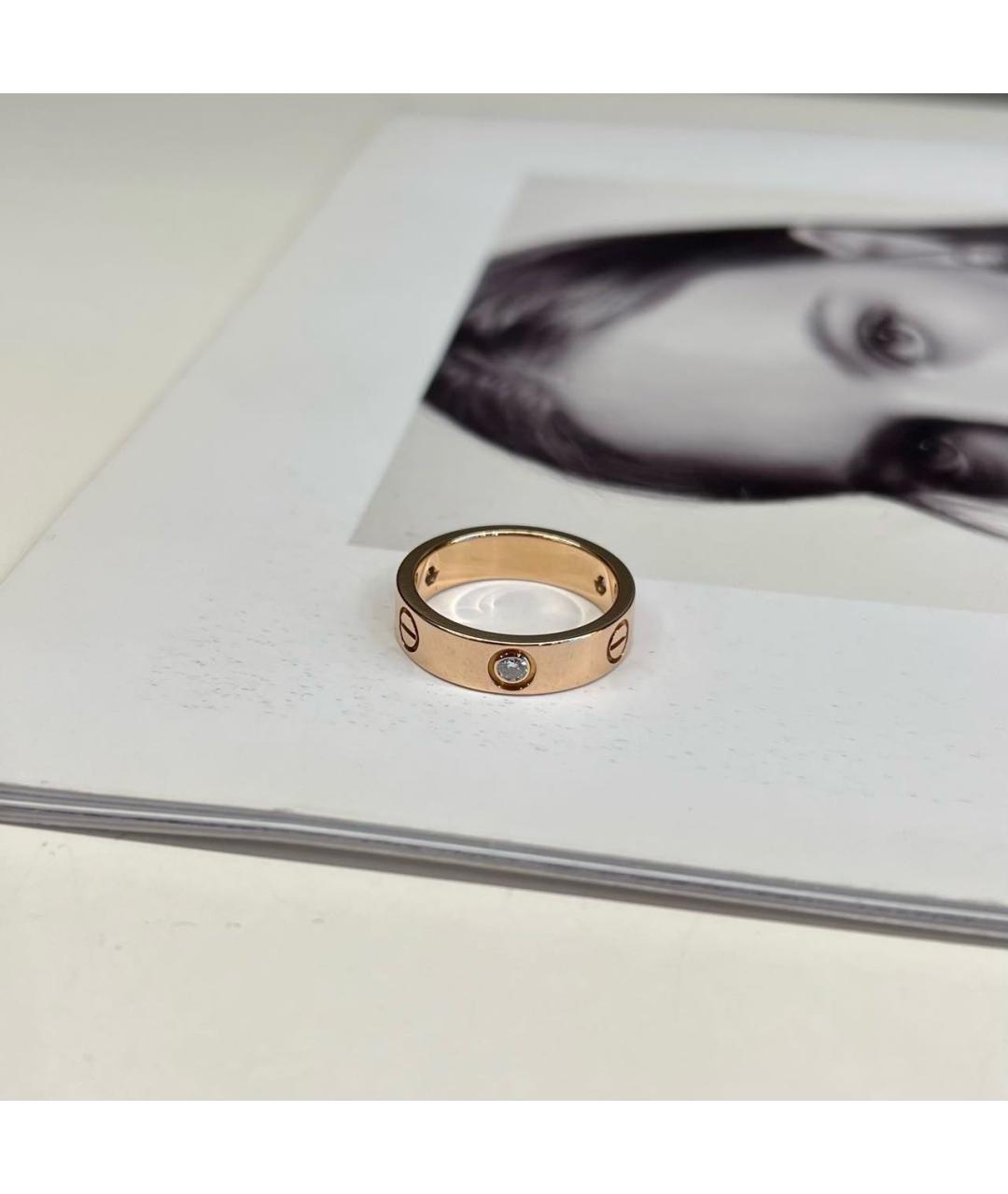 CARTIER Золотое кольцо из розового золота, фото 3