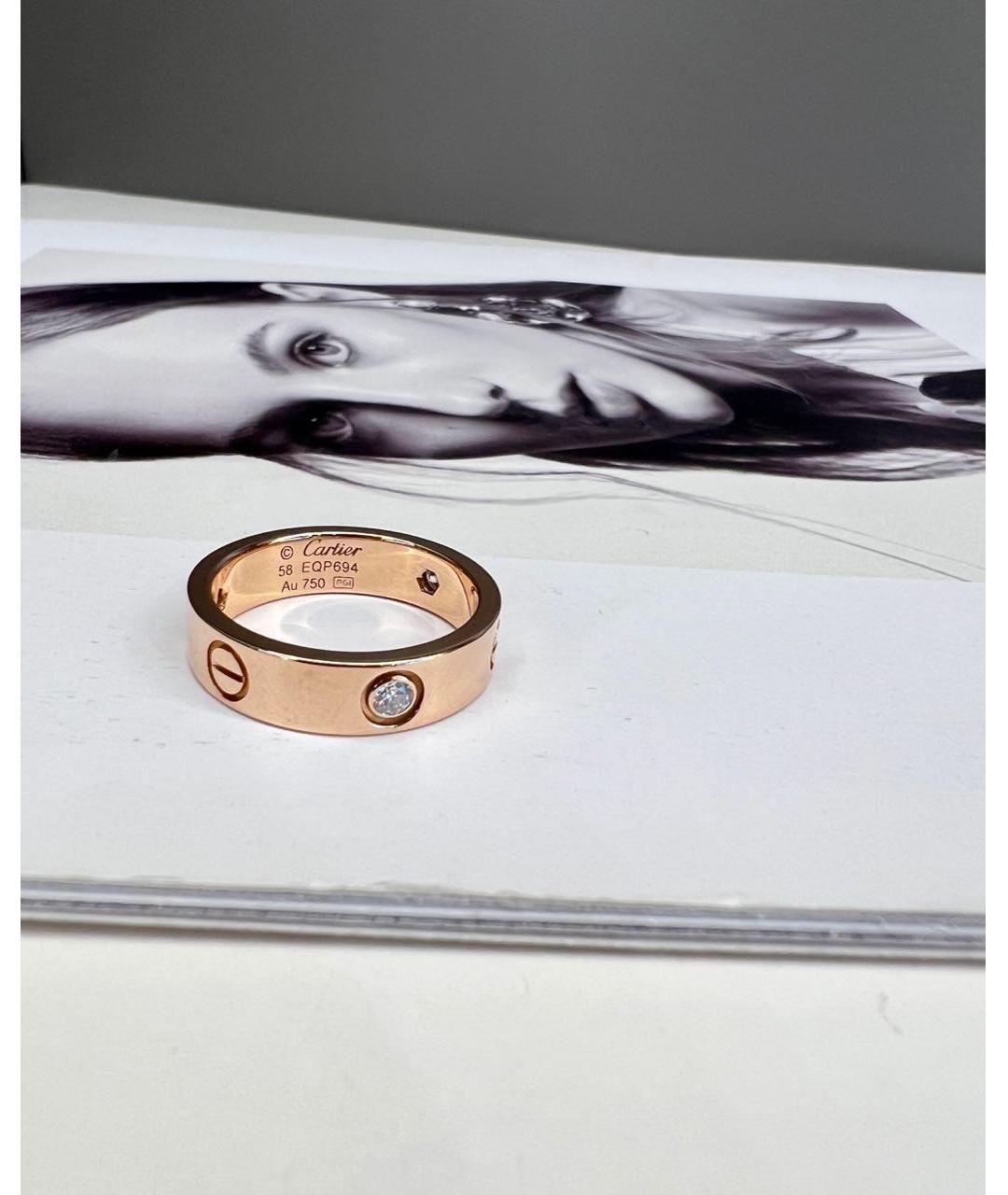 CARTIER Золотое кольцо из розового золота, фото 2