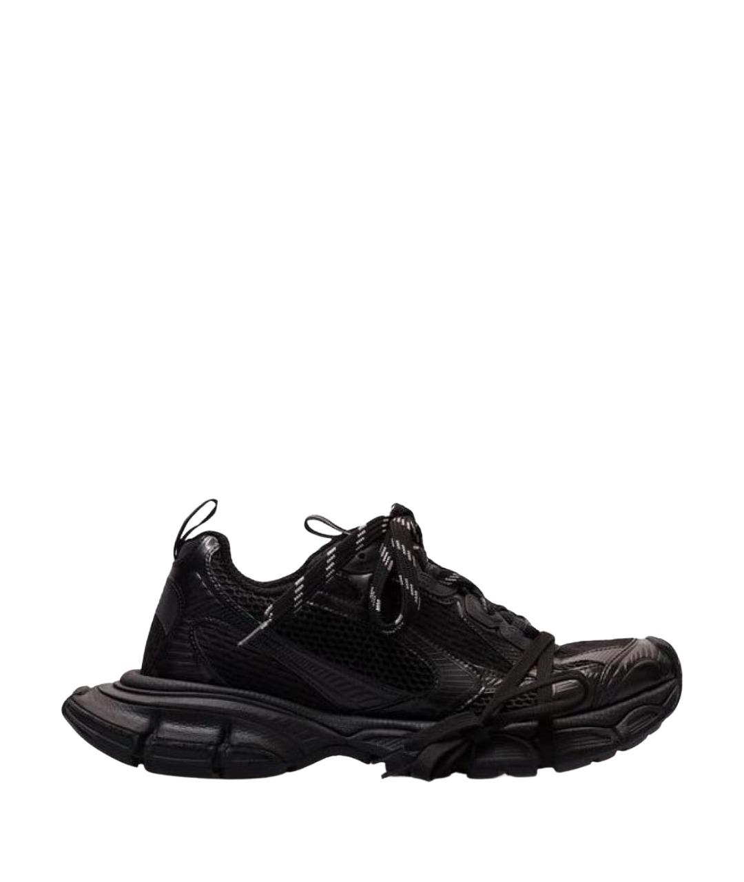 BALENCIAGA Черные текстильные кроссовки, фото 1