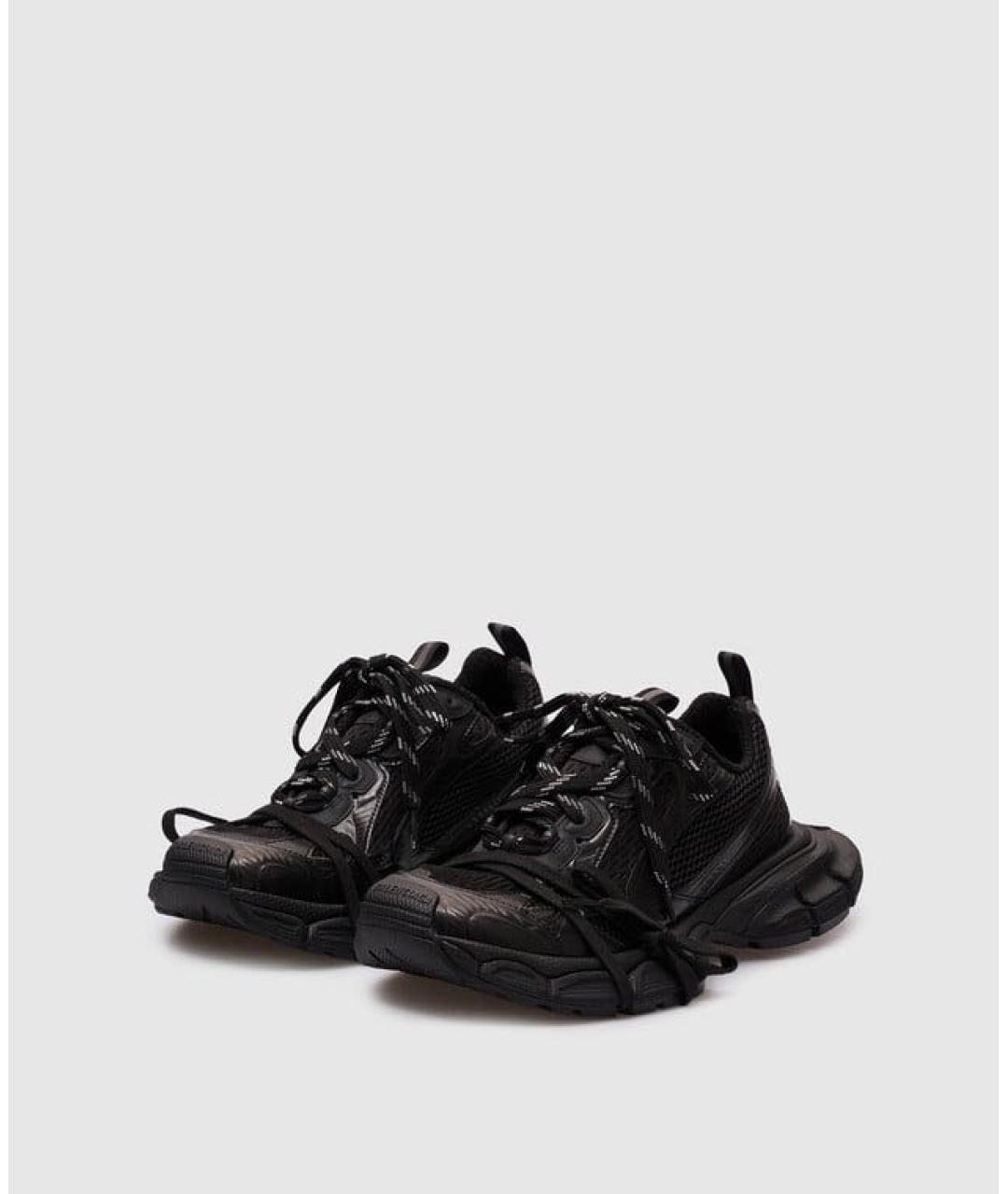 BALENCIAGA Черные текстильные кроссовки, фото 5