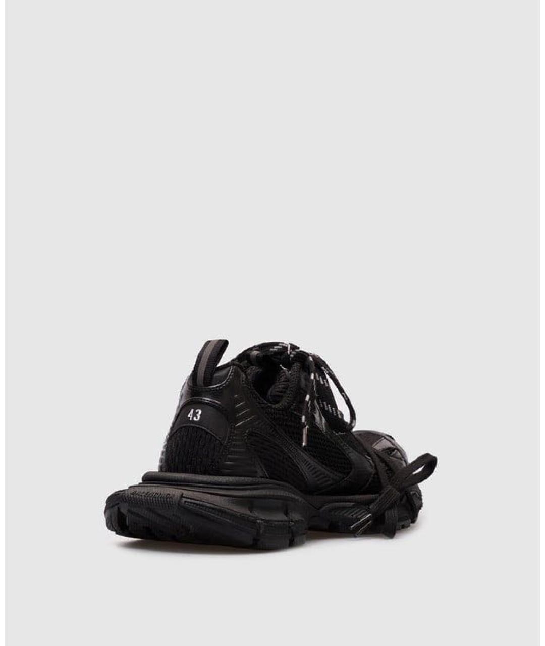 BALENCIAGA Черные текстильные кроссовки, фото 4