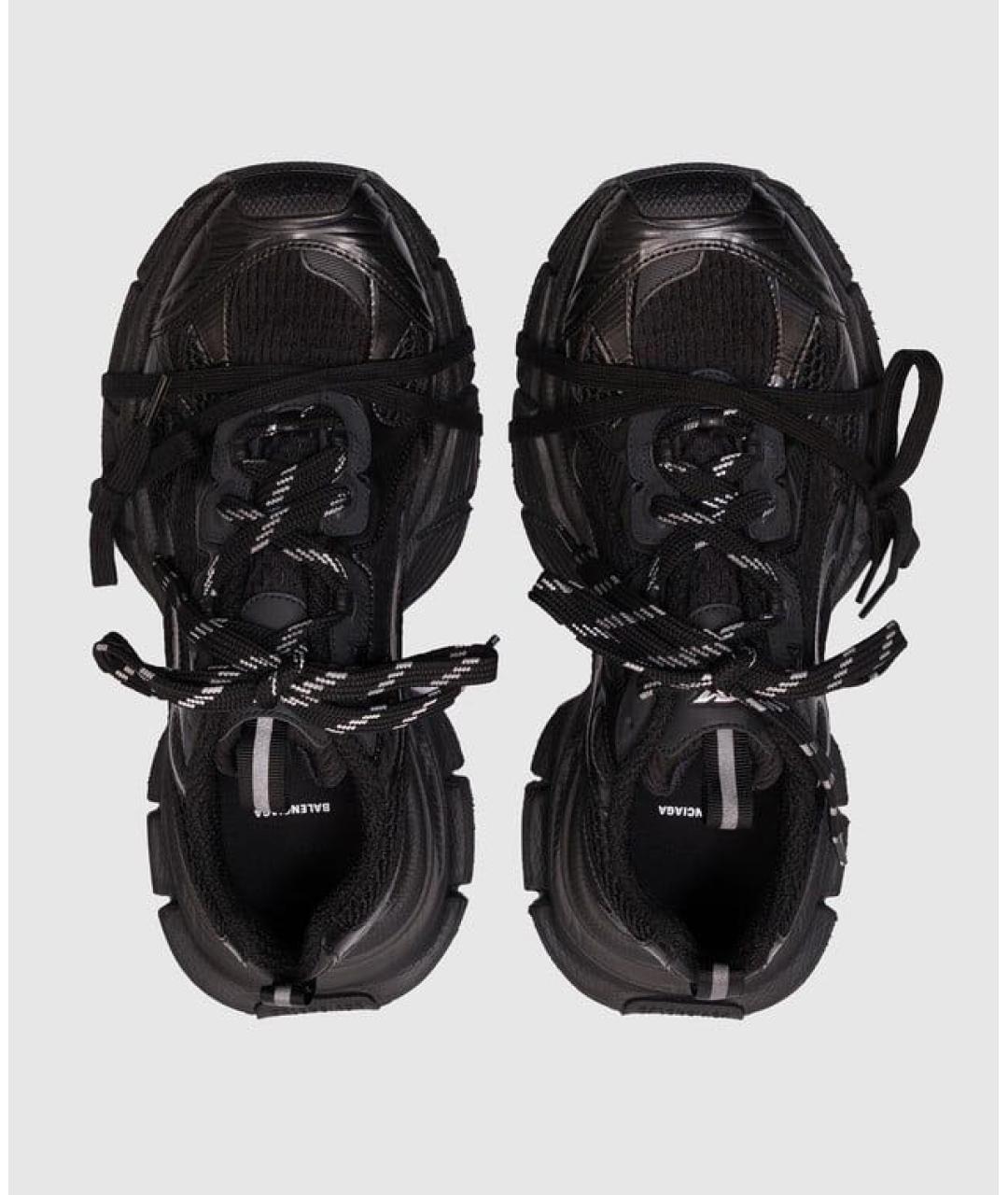 BALENCIAGA Черные текстильные кроссовки, фото 3