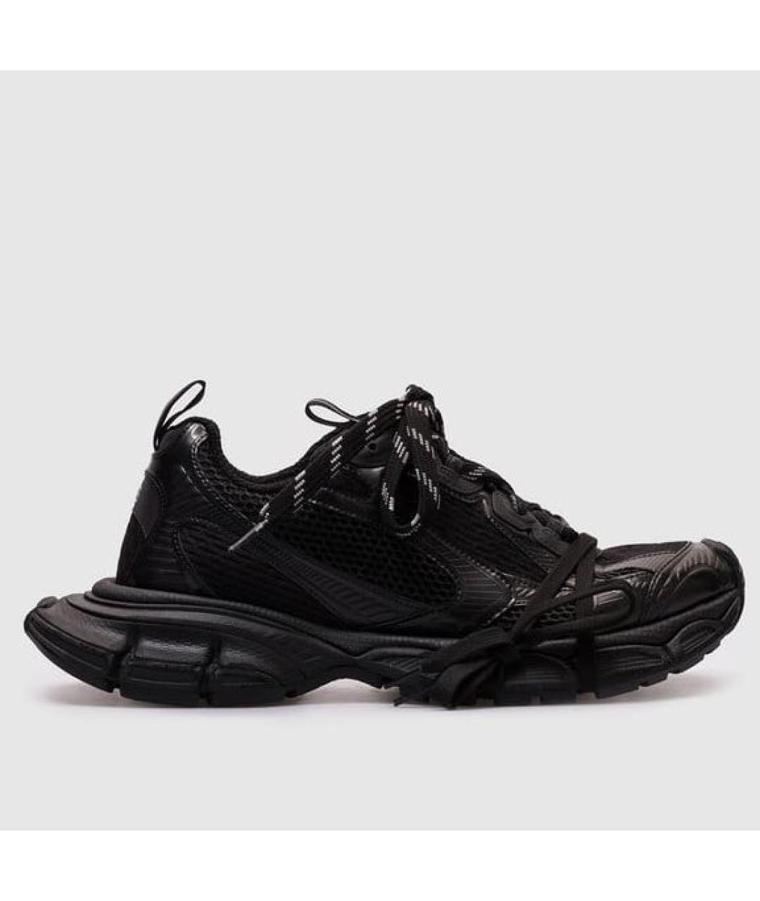 BALENCIAGA Черные текстильные кроссовки, фото 6