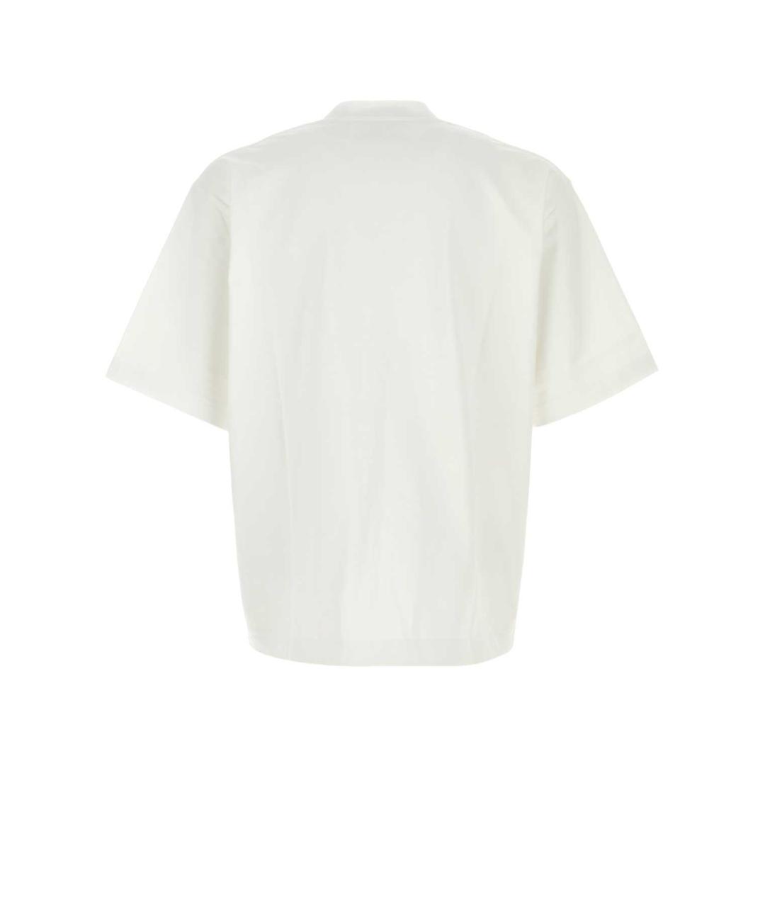 MARNI Белая хлопковая футболка, фото 2