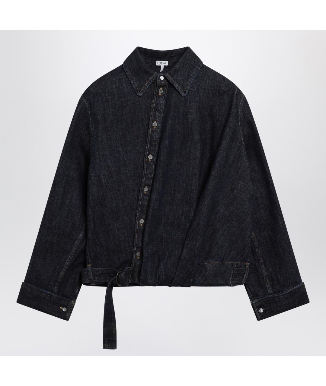 LOEWE Синяя хлопковая рубашка, фото 3