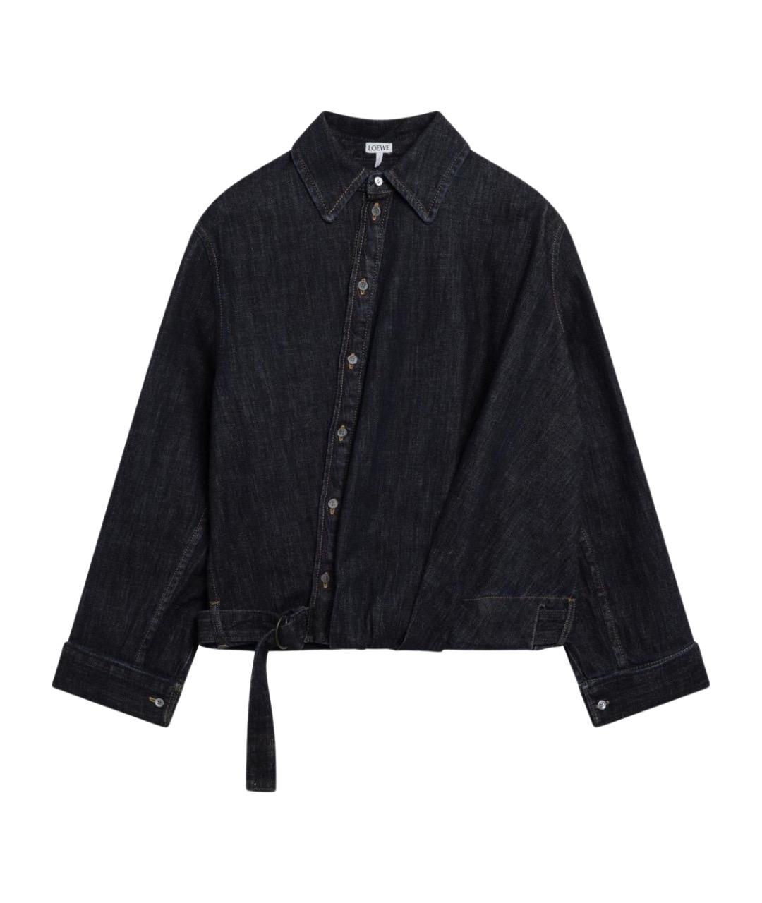 LOEWE Синяя хлопковая рубашка, фото 1