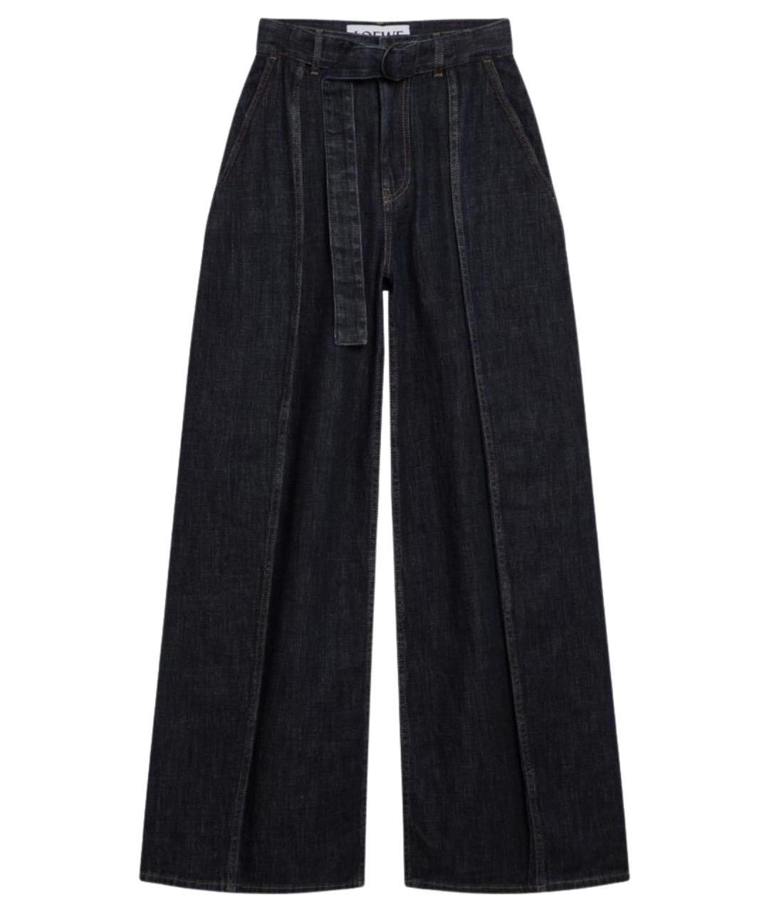 LOEWE Синие прямые джинсы, фото 1