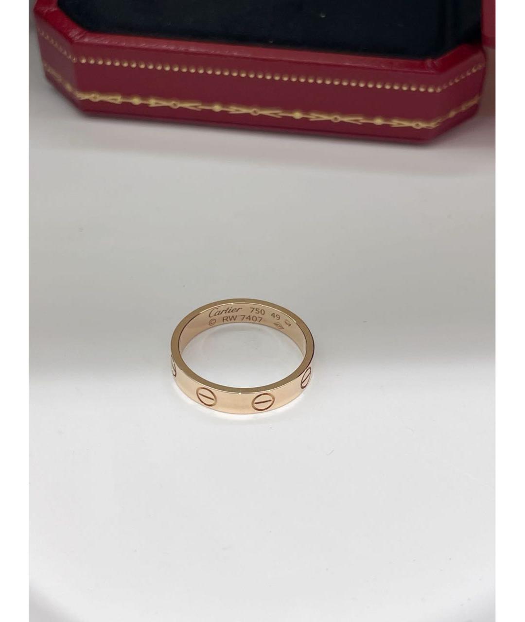 CARTIER Золотое кольцо из розового золота, фото 4