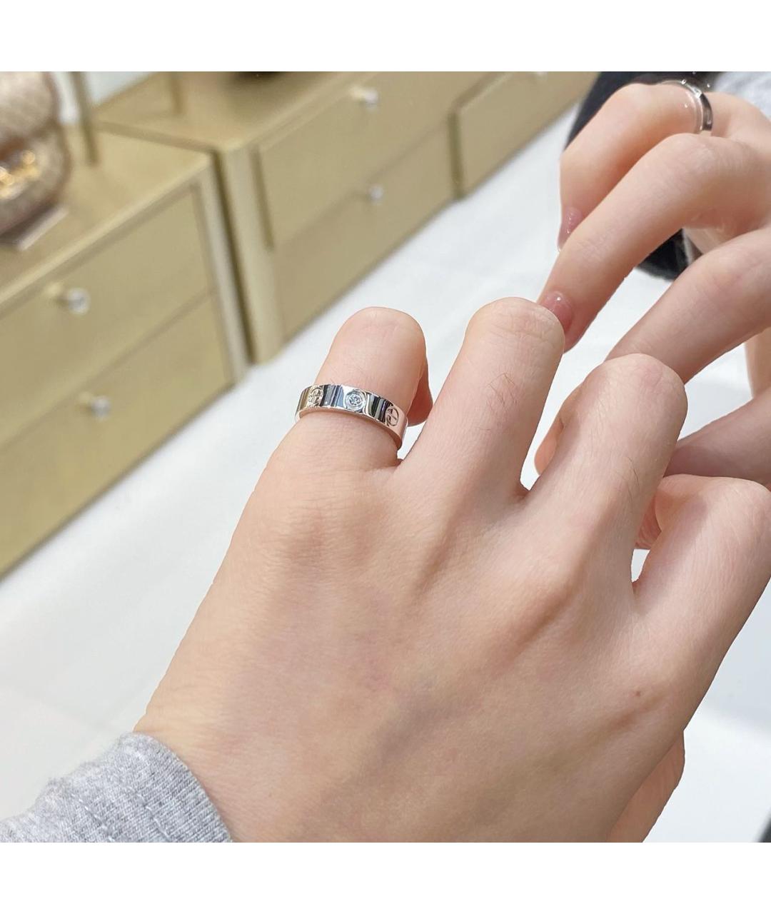CARTIER Серебряное кольцо из белого золота, фото 6