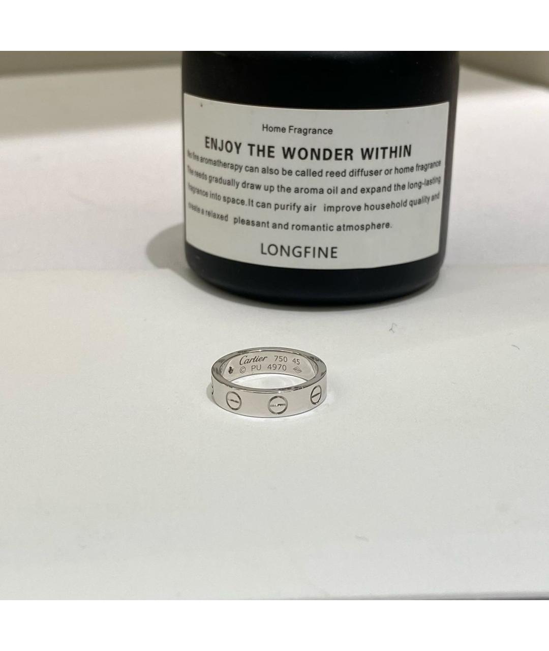 CARTIER Серебряное кольцо из белого золота, фото 7