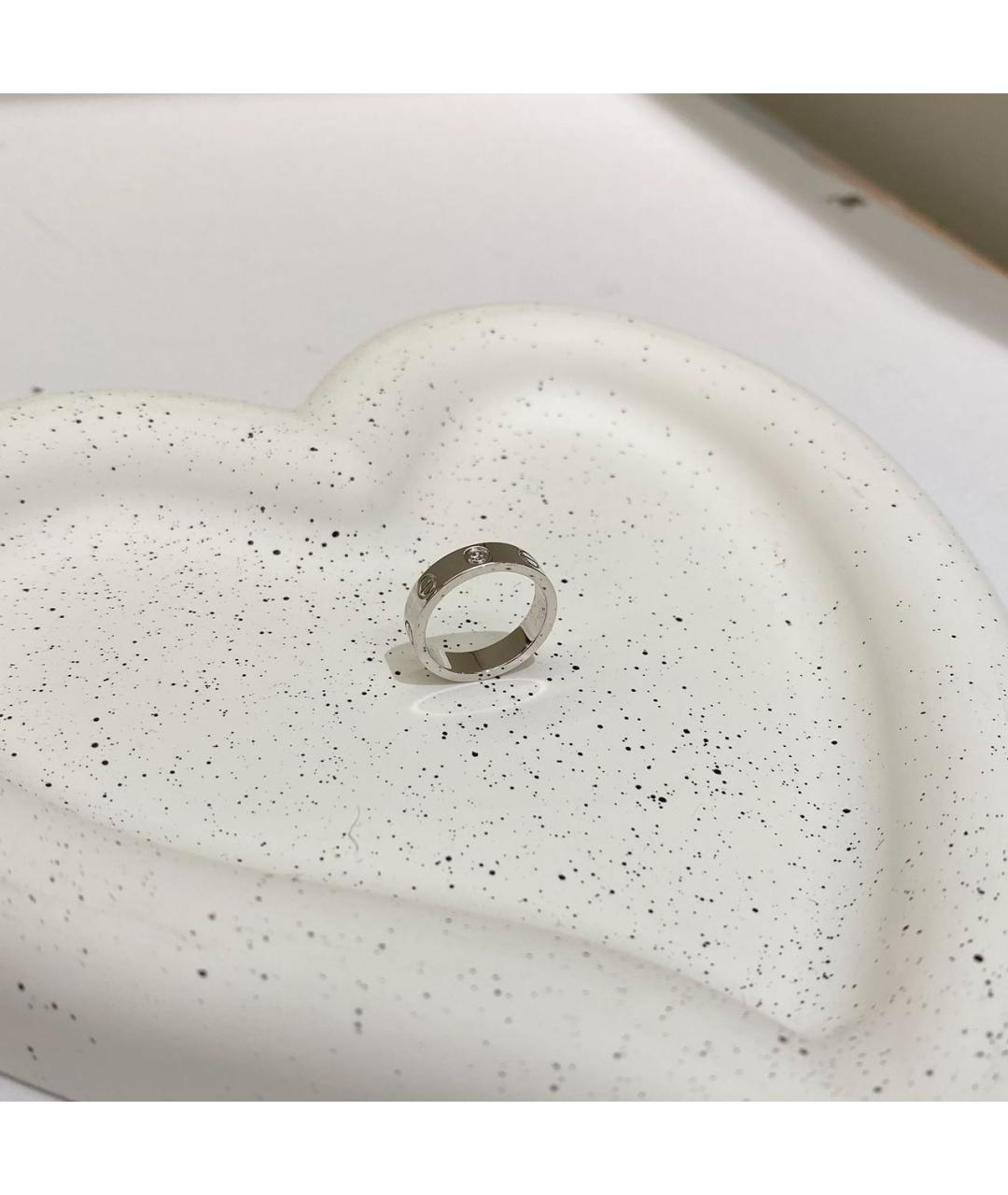 CARTIER Серебряное кольцо из белого золота, фото 3