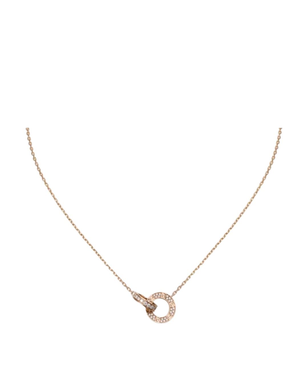 CARTIER Золотое колье из розового золота, фото 1