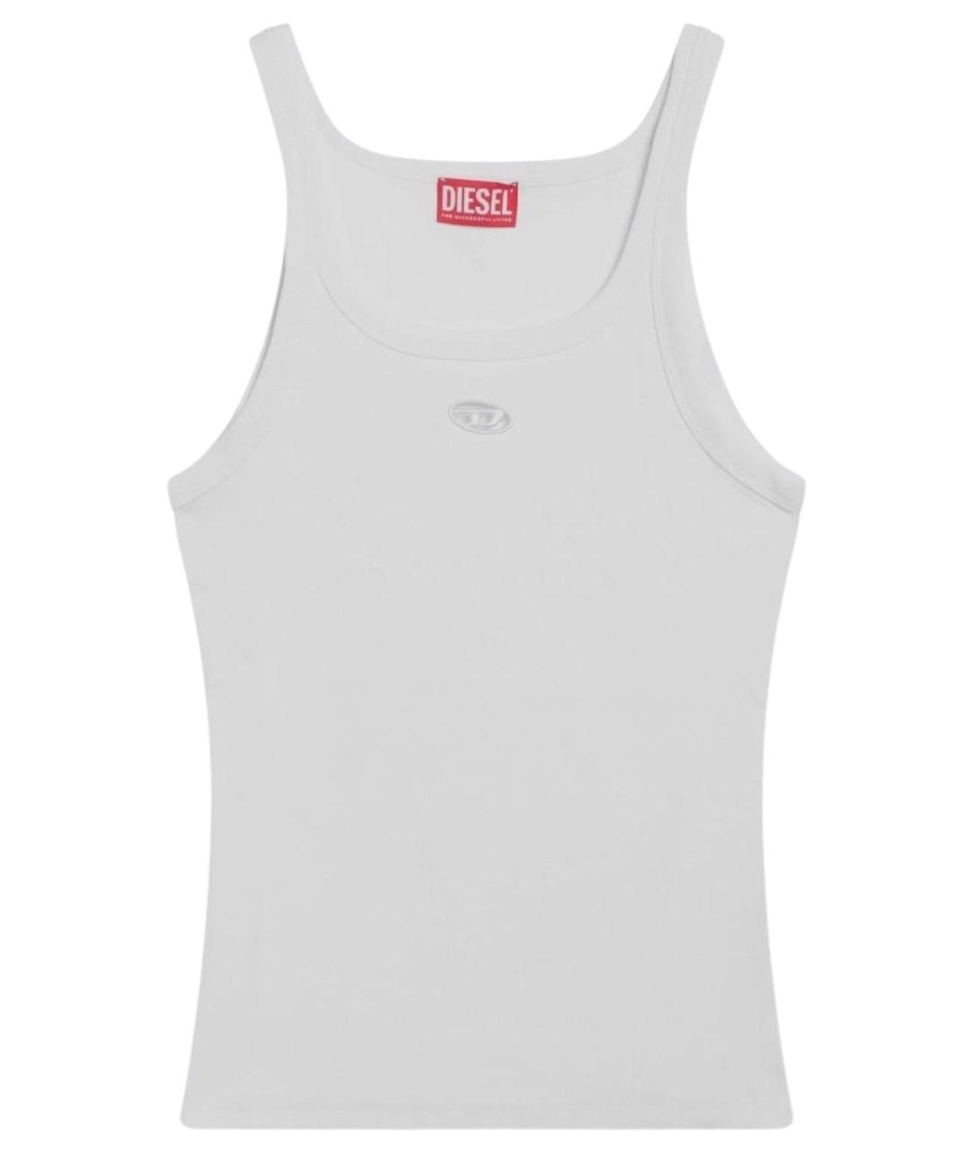 DIESEL Белая хлопковая майка, фото 1