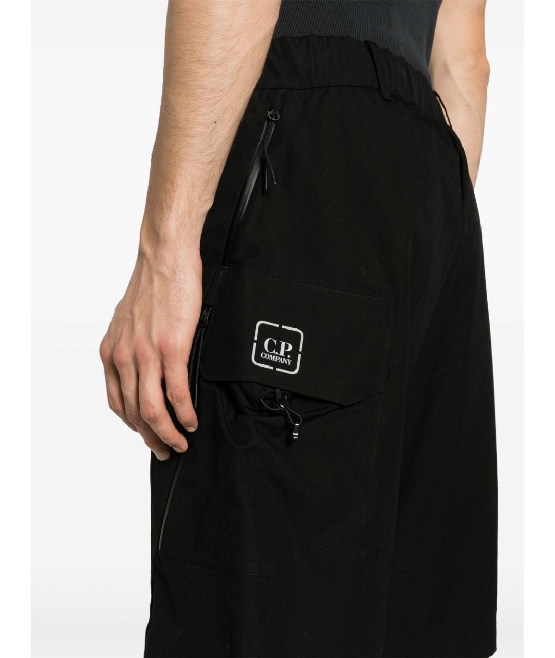 CP COMPANY Черные полиамидовые шорты, фото 3