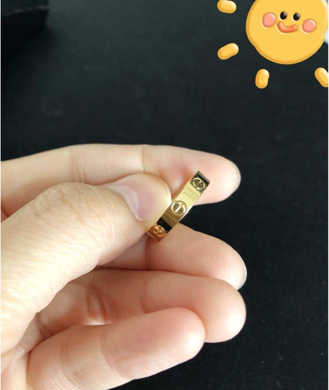 CARTIER Золотое кольцо из розового золота, фото 3
