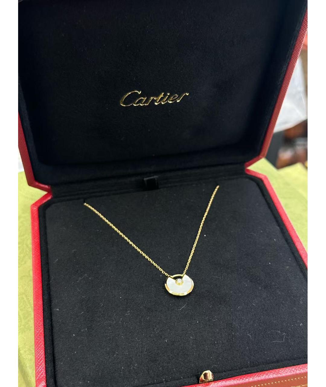 CARTIER Золотое колье из желтого золота, фото 2
