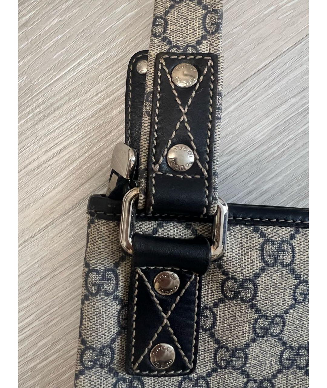 GUCCI Серая сумка через плечо, фото 6