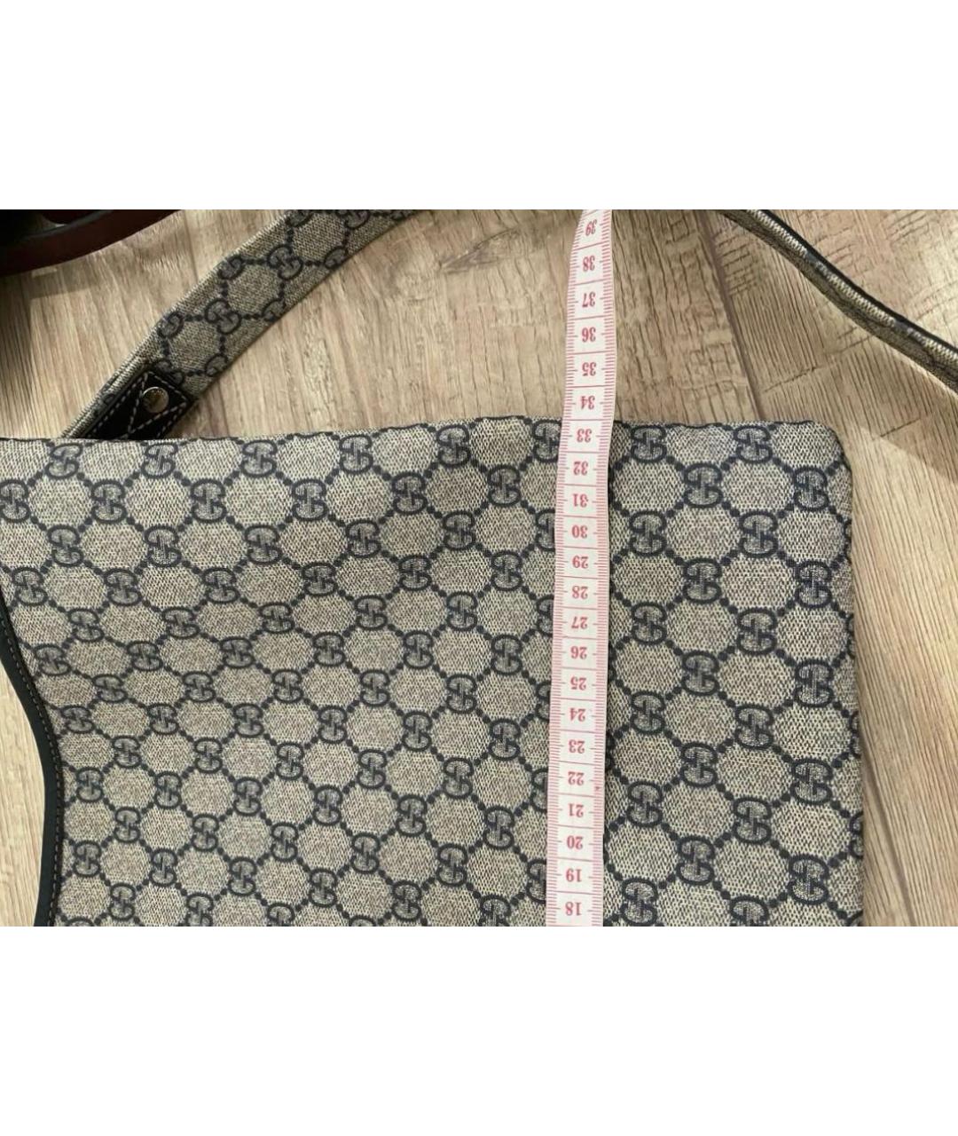 GUCCI Серая сумка через плечо, фото 4