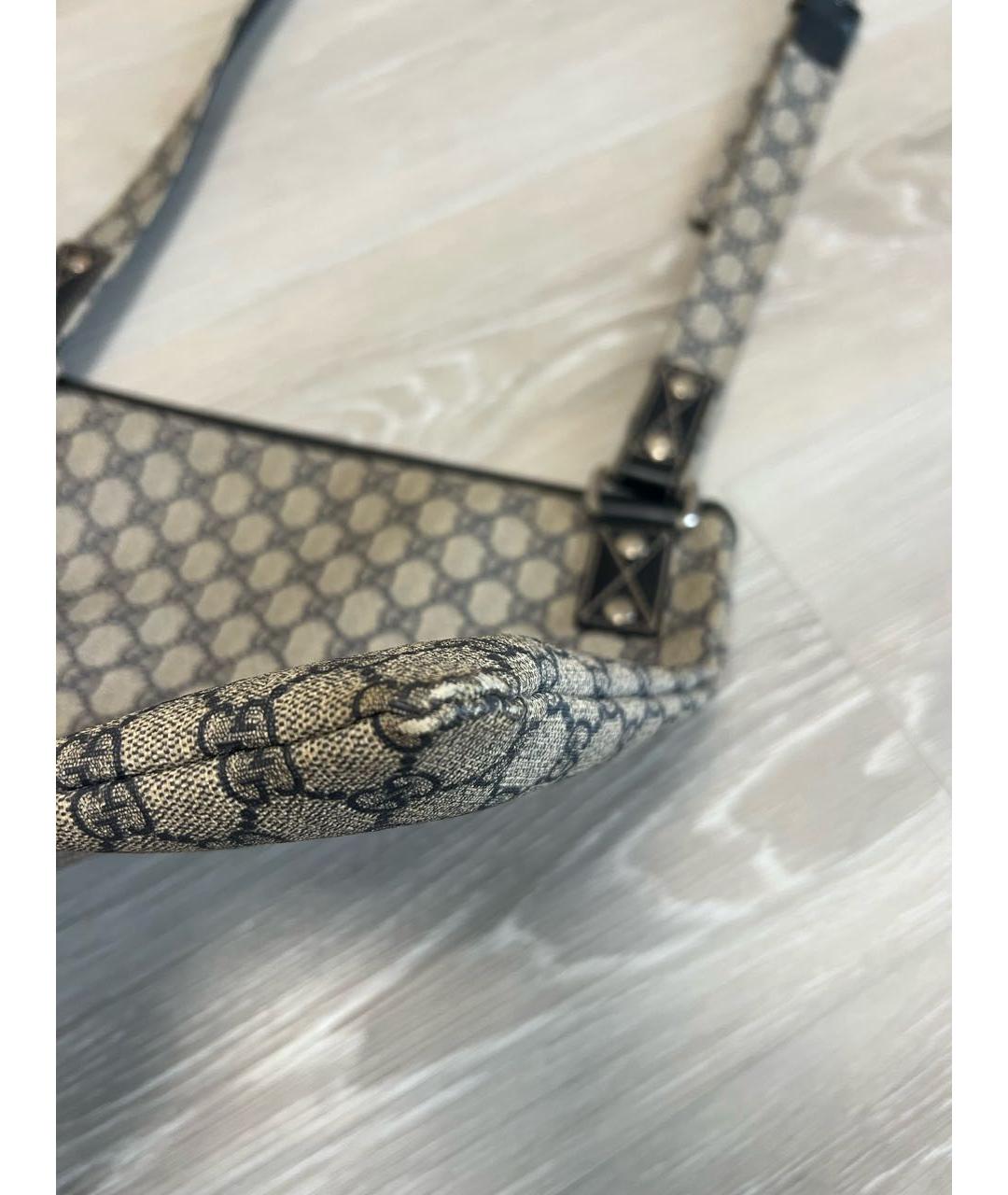 GUCCI Серая сумка через плечо, фото 7