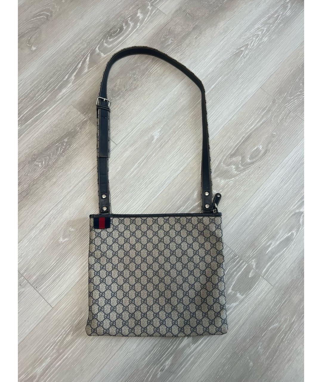 GUCCI Серая сумка через плечо, фото 2