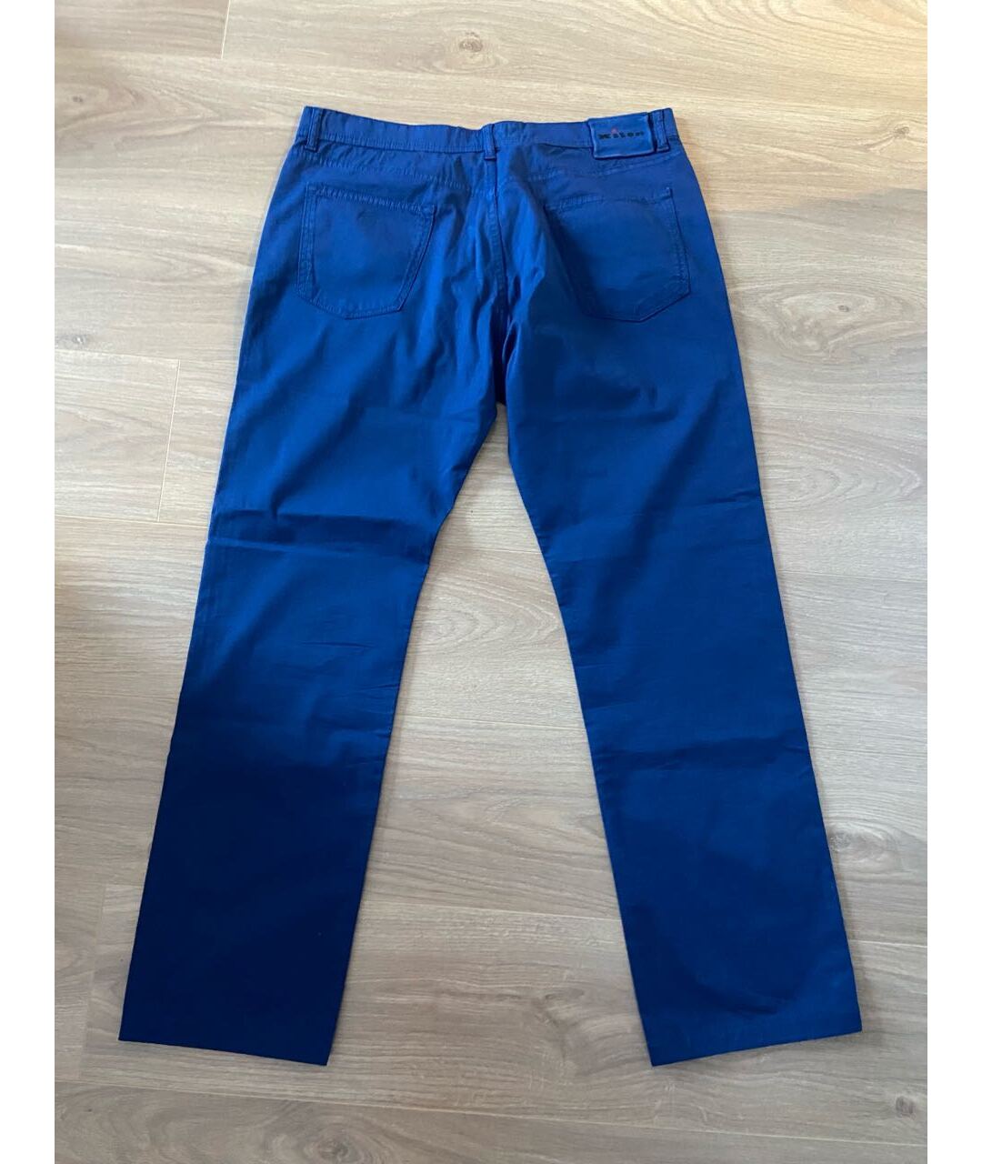 KITON Синие прямые джинсы, фото 2