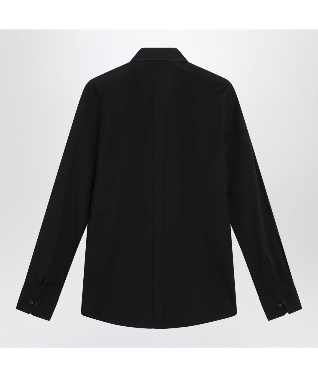 DOLCE&GABBANA Черная хлопковая кэжуал рубашка, фото 2