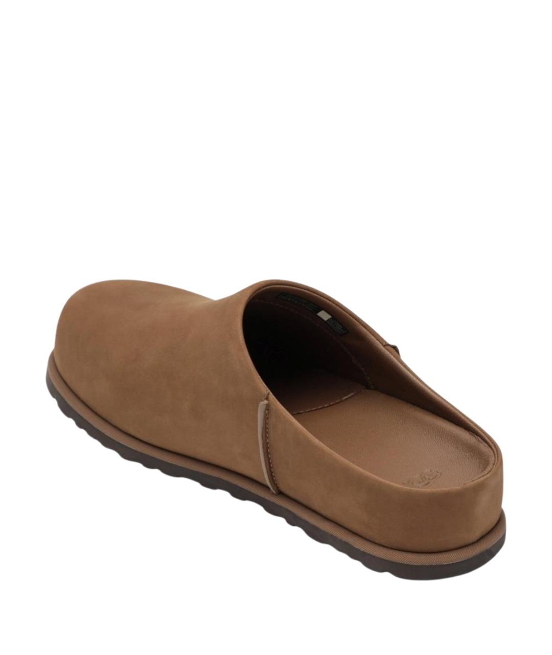 UGG AUSTRALIA Коричневые замшевые сандалии, фото 2