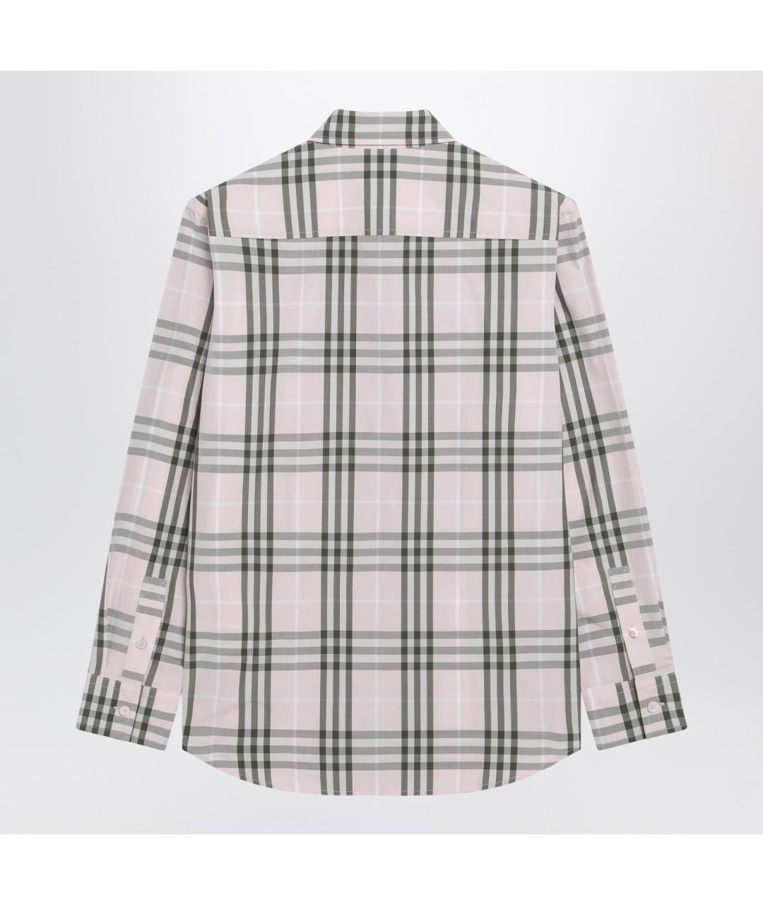 BURBERRY Розовая хлопковая рубашка, фото 2