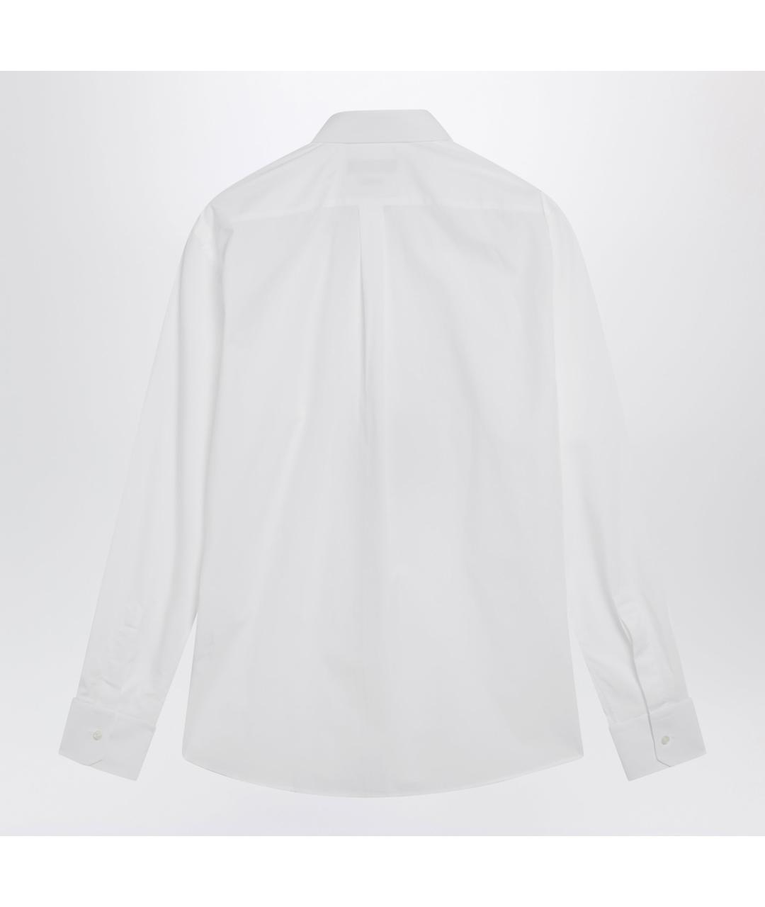 DOLCE&GABBANA Белая хлопковая классическая рубашка, фото 2