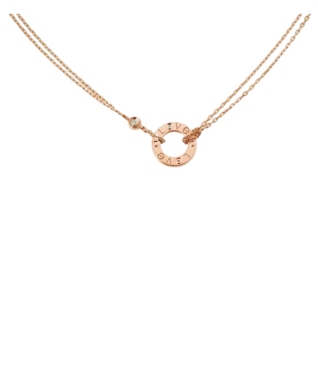 CARTIER Золотое колье из розового золота, фото 3