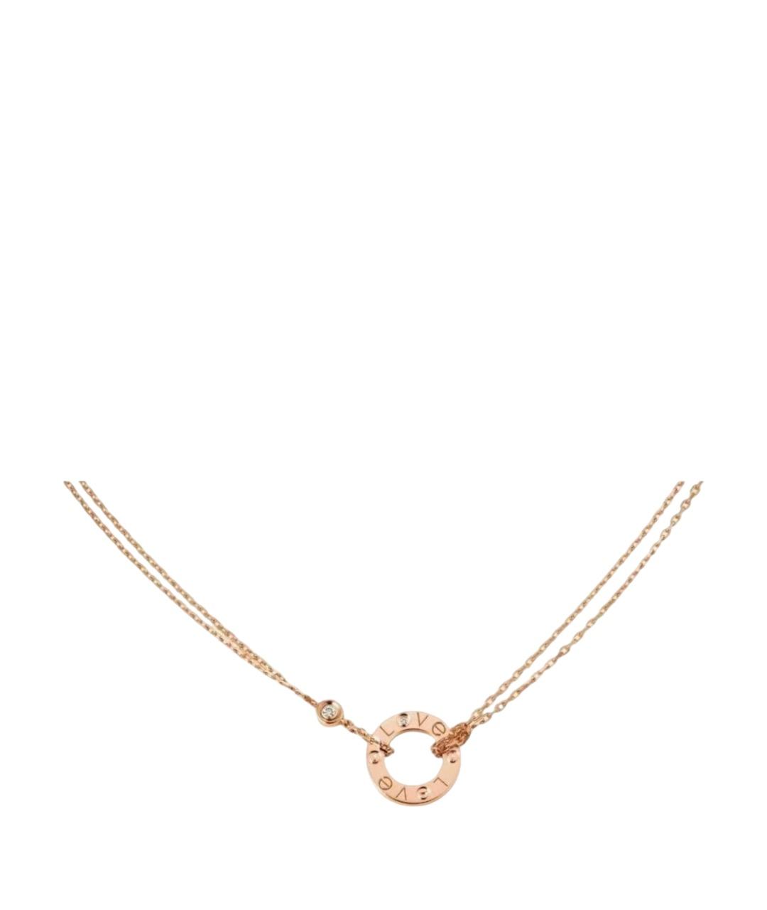 CARTIER Золотое колье из розового золота, фото 1