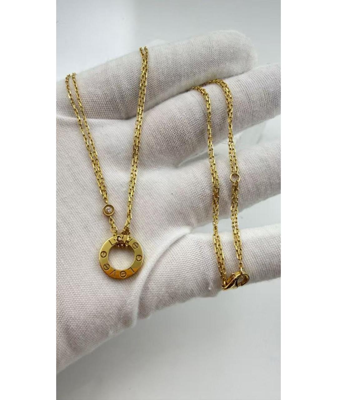 CARTIER Золотое колье из розового золота, фото 2