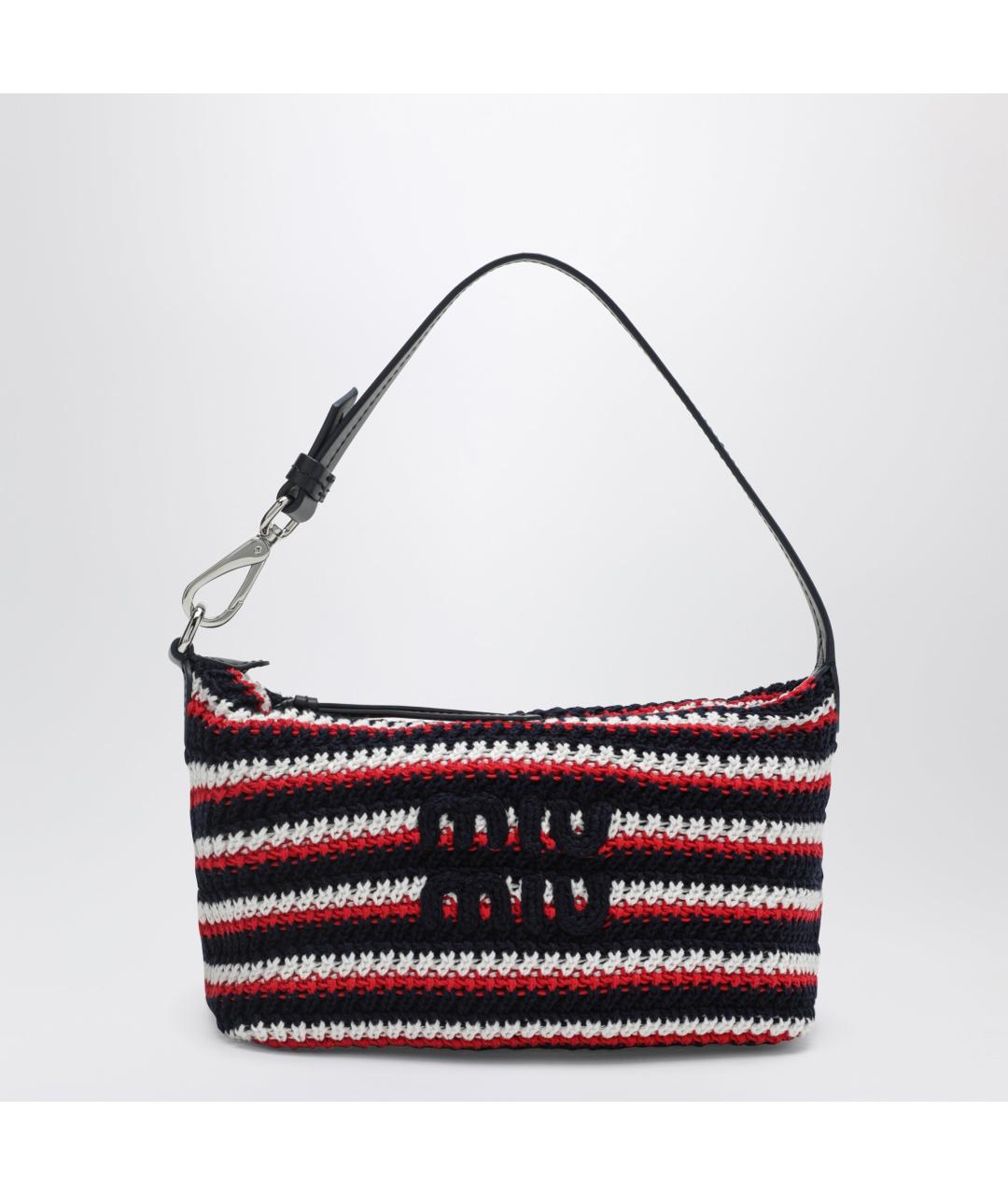 MIU MIU Мульти хлопковая сумка с короткими ручками, фото 3