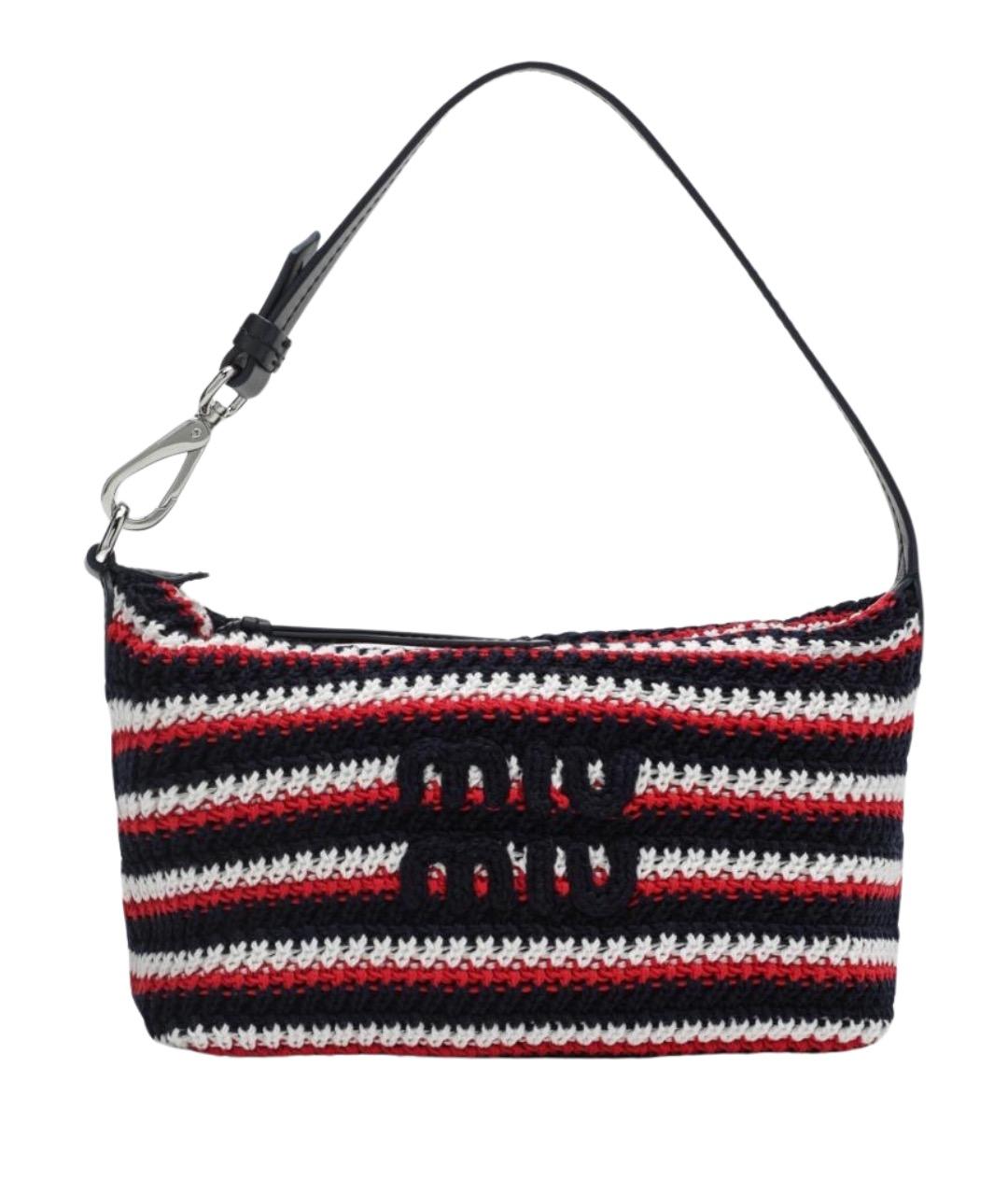 MIU MIU Мульти хлопковая сумка с короткими ручками, фото 1