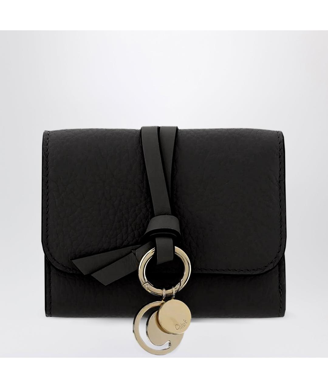CHLOE Черный кожаный кошелек, фото 3