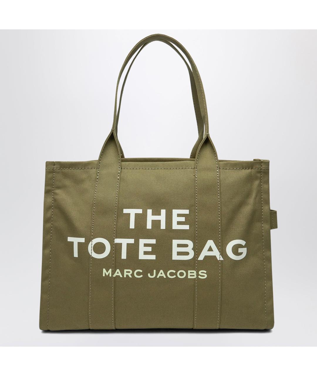 MARC JACOBS Зеленая хлопковая сумка тоут, фото 5