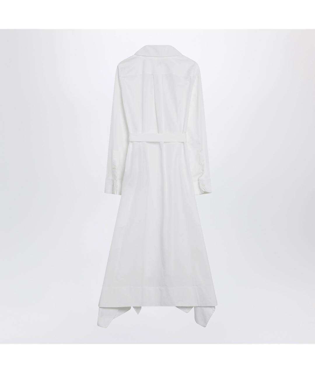 LOEWE Белое хлопковое повседневное платье, фото 3