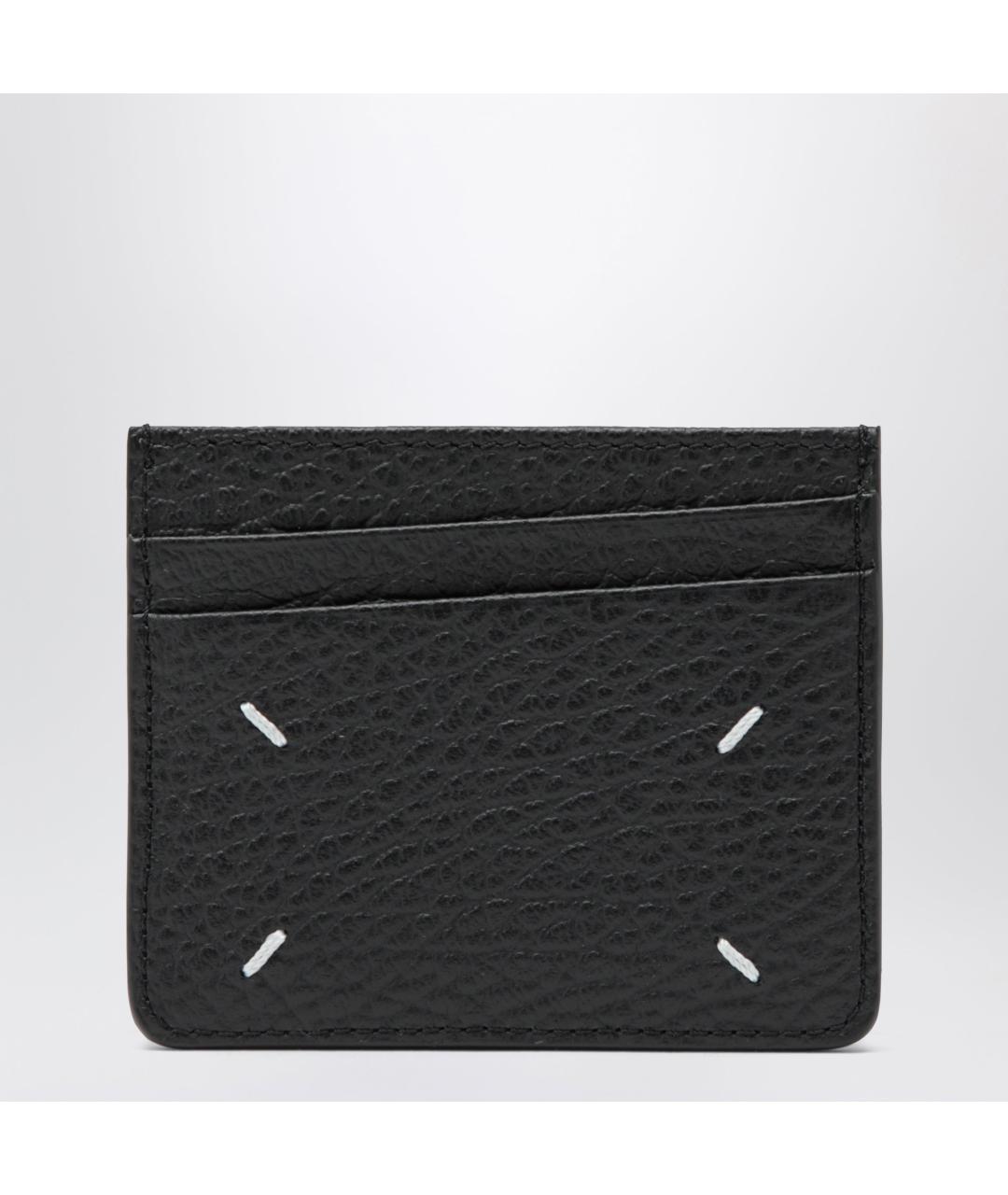 MAISON MARGIELA Черный кожаный кардхолдер, фото 3