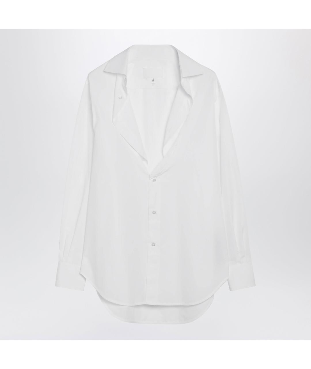 MAISON MARGIELA Белая хлопковая рубашка, фото 3