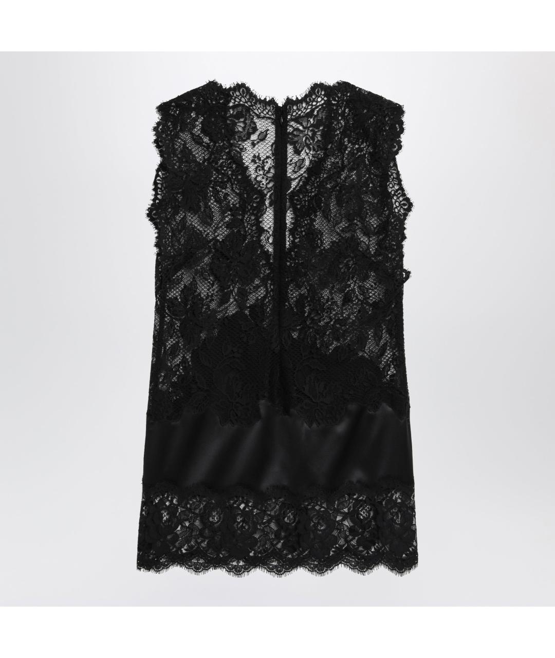 DOLCE&GABBANA Черное повседневное платье, фото 2