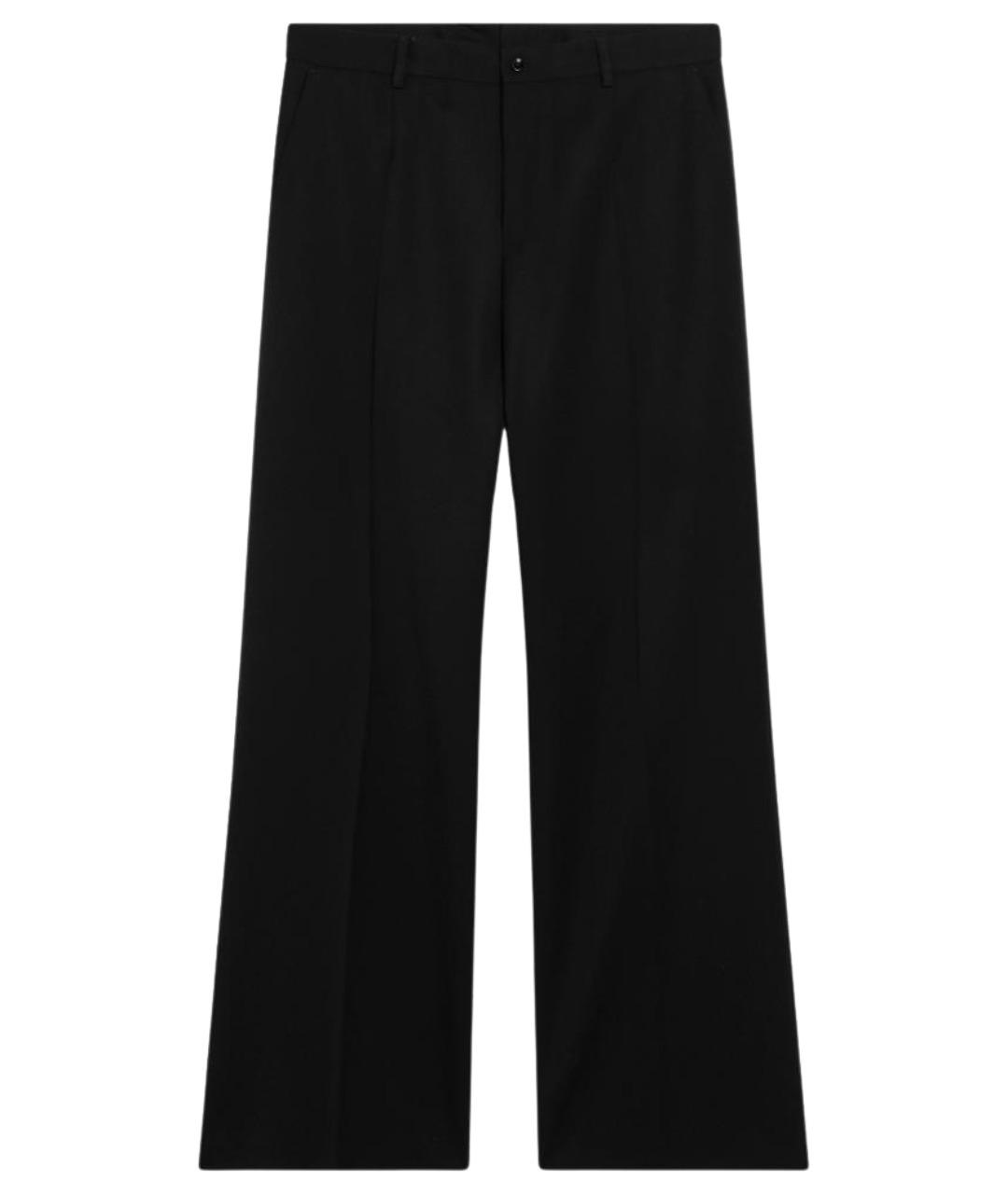 DOLCE&GABBANA Черные хлопковые повседневные брюки, фото 1