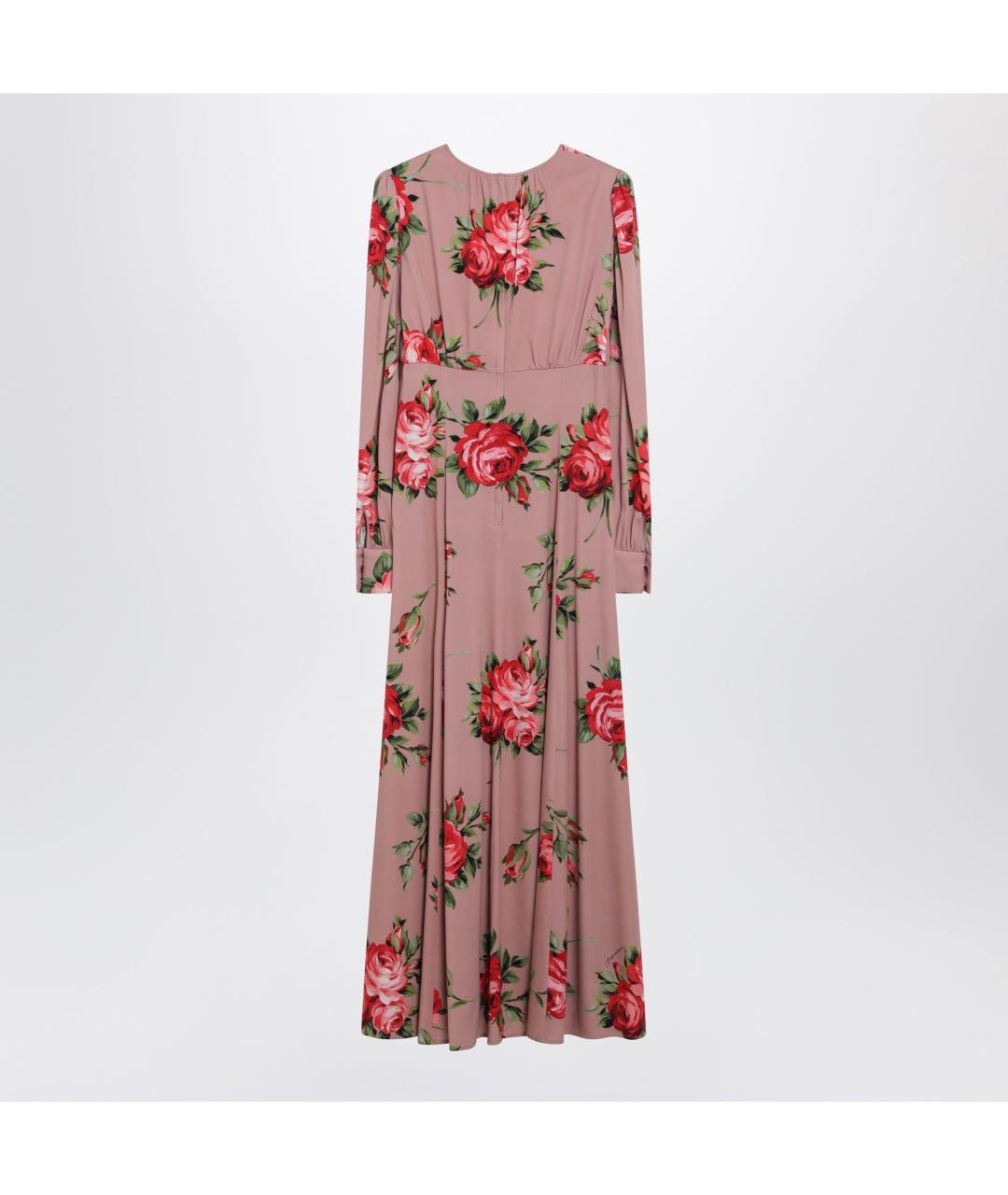 DOLCE&GABBANA Розовое повседневное платье, фото 2