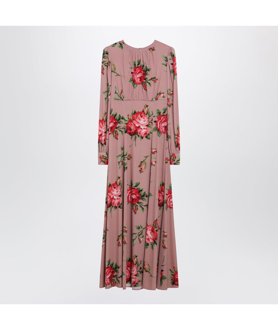 DOLCE&GABBANA Розовое повседневное платье, фото 3