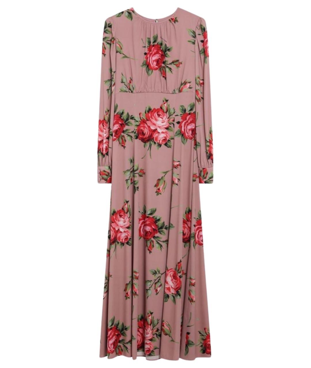 DOLCE&GABBANA Розовое повседневное платье, фото 1